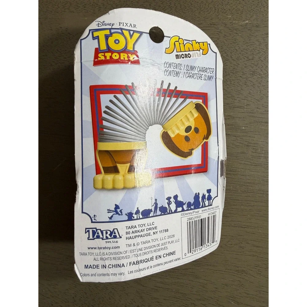 Disney Pixar Toy Story Slinky Microjits Dog Mini Spring Toy Tara Toy 13437 New